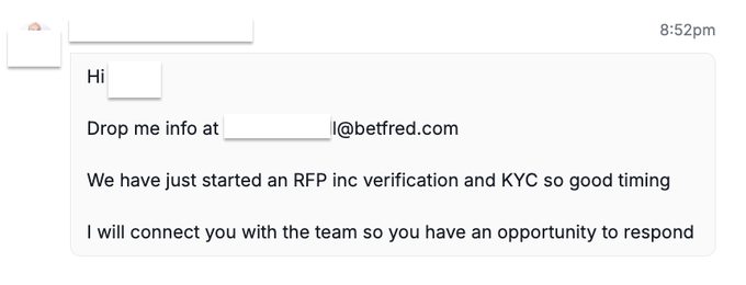 Screenshot of a positive reply received from a prospect on LinkedIn